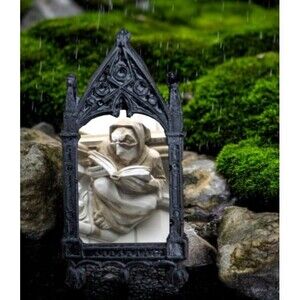 Book Lover Magnet Spectacles Reading Guy Stone Sculpture